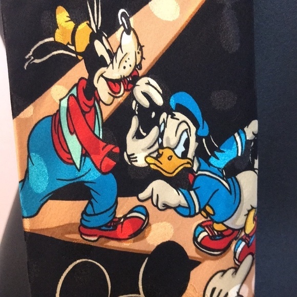 Disney Mickey Inc. Vintage Tie Mickey Bowling Silk - Picture 8 of 15